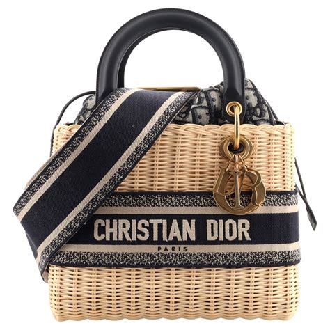 dust bag dior|lady dior wicker bag.